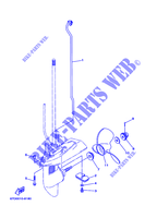 BOITIER D'HELICE ET TRANSMISSION 2 pour Yamaha F4A 4 Stroke, Manual Starter, Tiller Handle, Manual Tilt de 2002