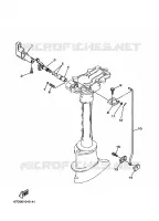 COMMANDE D'ACCELERATEUR pour Yamaha F4A 4 Stroke, Manual Starter, Tiller Handle, Manual Tilt de 2002