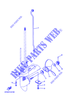 BOITIER D'HELICE ET TRANSMISSION 2 pour Yamaha F4A 4 Stroke, Manual Starter, Tiller Handle, Manual Tilt de 2001
