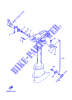 COMMANDE D'ACCELERATEUR pour Yamaha F4A 4 Stroke, Manual Starter, Tiller Handle, Manual Tilt de 2001