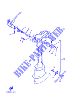 COMMANDE D'ACCELERATEUR pour Yamaha F4A 4 Stroke, Manual Starter, Tiller Handle, Manual Tilt de 2001