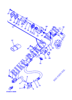 ALIMENTATION CARBURANT 2 pour Yamaha F4A 4 Stroke, Manual Starter, Tiller Handle, Manual Tilt de 2000