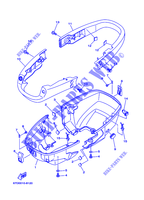 CAPOT INFERIEUR pour Yamaha F4A 4 Stroke, Manual Starter, Tiller Handle, Manual Tilt de 2000