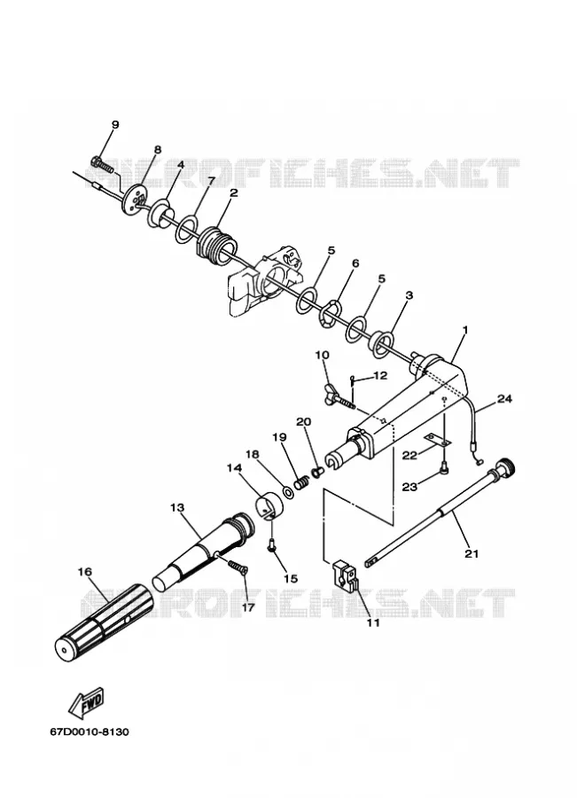 DIRECTION Yamaha OUTBOARD ENGINES 4hp (2.9kW) 2000 F4  F4A