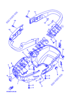 CAPOT INFERIEUR pour Yamaha F4A 4 Stroke, Manual Starter, Tiller Handle, Manual Tilt de 2000