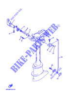 COMMANDE D'ACCELERATEUR pour Yamaha F4A 4 Stroke, Manual Starter, Tiller Handle, Manual Tilt de 2000