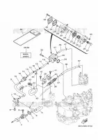 ALIMENTATION CARBURANT 2 pour Yamaha F4B Manual Starter, Tiller Handle, Manual Tilt, Shaft 20