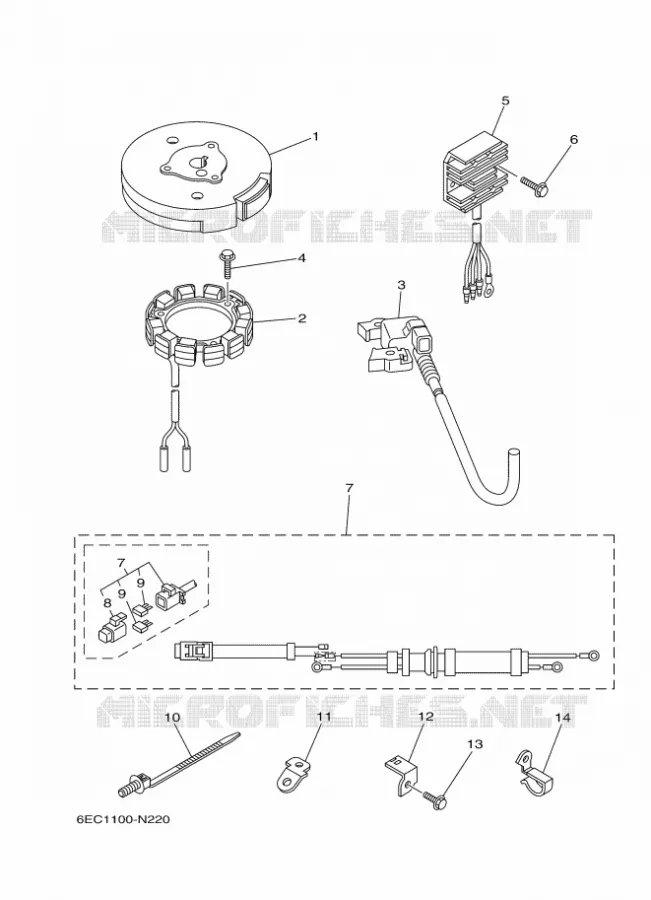 PIÈCES OPTIONNELLES Yamaha OUTBOARD ENGINES 4hp (2.9kW) 2016 F4  F4BMHS