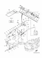 ALIMENTATION CARBURANT 2 pour Yamaha F4B Manual Starter, Tiller Handle, Manual Tilt, Shaft 20