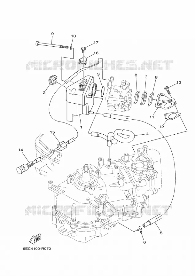 ADMISSION Yamaha OUTBOARD ENGINES 5hp (3.7kW) 2019 F5  F5AMHL