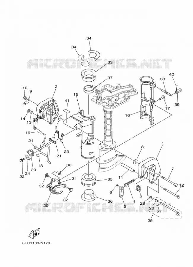 SUPPORT Yamaha OUTBOARD ENGINES 5hp (3.7kW) 2016 F5  F5AMHL