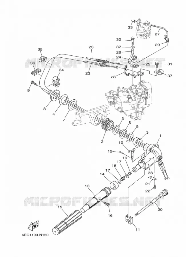 DIRECTION Yamaha OUTBOARD ENGINES 5hp (3.7kW) 2015 F5  F5AMHL