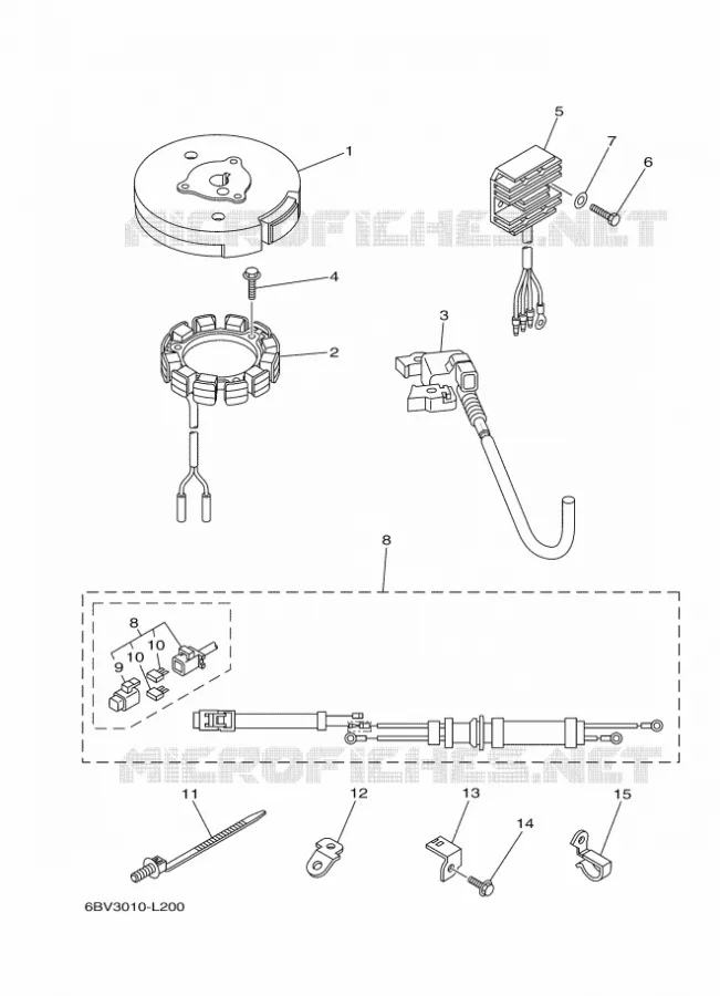 PIÈCES OPTIONNELLES Yamaha OUTBOARD ENGINES 5hp (3.7kW) 2013 F5  F5AMHS