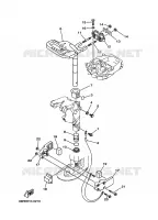 SUPPORT 2 pour Yamaha F6A 4 Stroke, Manual Starter, Tiller Handle, Manual Tilt de 2008