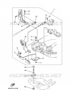 BOITIER DE COMMANDE A DISTANCE pour Yamaha F6A 4 Stroke, Manual Starter, Tiller Handle, Manual Tilt de 2008