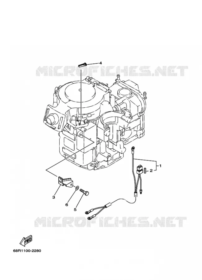 PIÈCES OPTIONNELLES 2 Yamaha OUTBOARD ENGINES 6hp (4.4kW) 2006 F6  F6A