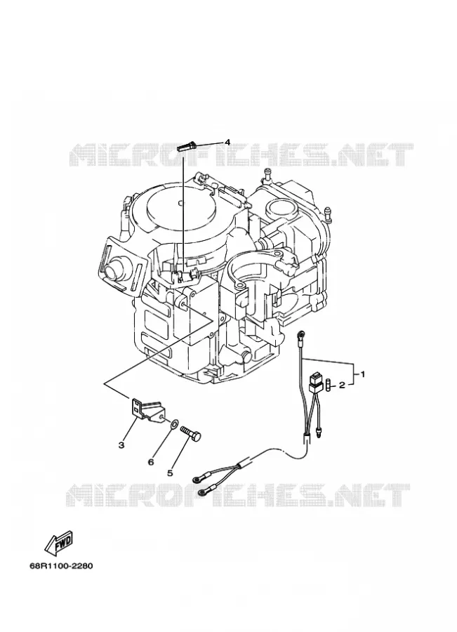 PIÈCES OPTIONNELLES 2 Yamaha OUTBOARD ENGINES 6hp (4.4kW) 2006 F6  F6AMHL