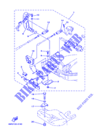 BOITIER DE COMMANDE A DISTANCE pour Yamaha F6A Manual Starter, Tiller Handle, Manual Tilt, Shaft 20