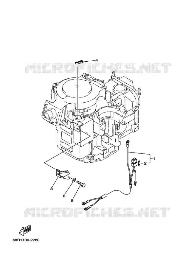 PIÈCES OPTIONNELLES 2 Yamaha OUTBOARD ENGINES 6hp (4.4kW) 2006 F6  F6BMHS