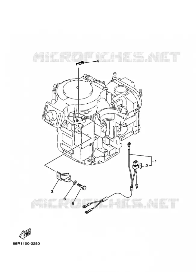 PIÈCES OPTIONNELLES 2 Yamaha OUTBOARD ENGINES 6hp (4.4kW) 2005 F6  F6BMHS