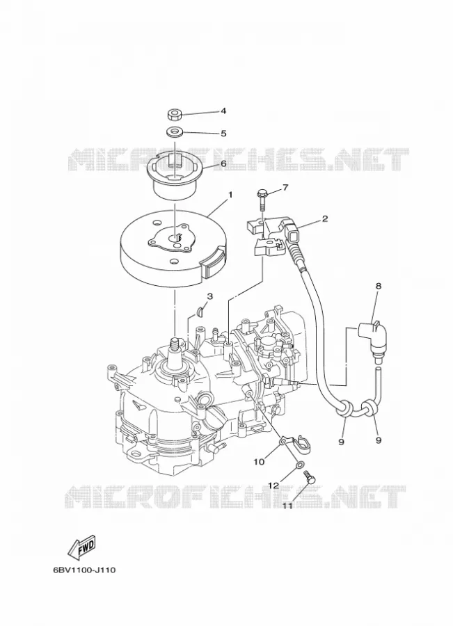 ALLUMAGE Yamaha OUTBOARD ENGINES 6hp (4.4kW) 2012 F6  F6CMHS