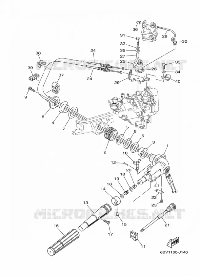 DIRECTION Yamaha OUTBOARD ENGINES 6hp (4.4kW) 2011 F6  F6CMHS
