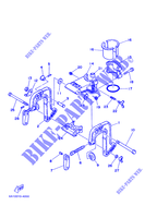 ARAIGNEE pour Yamaha 2B Manual Starter, Tiller Handle, Manual Tilt de 1999