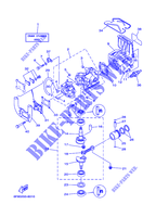 CYLINDRE / CARTER MOTEUR pour Yamaha 2B Manual Starter, Tiller Handle, Manual Tilt de 1999