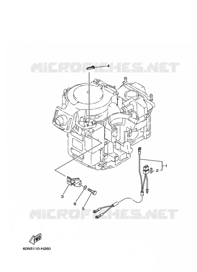 PIÈCES OPTIONNELLES 2 Yamaha OUTBOARD ENGINES 8hp (5.9kW) 2009 F8  F8CMHS