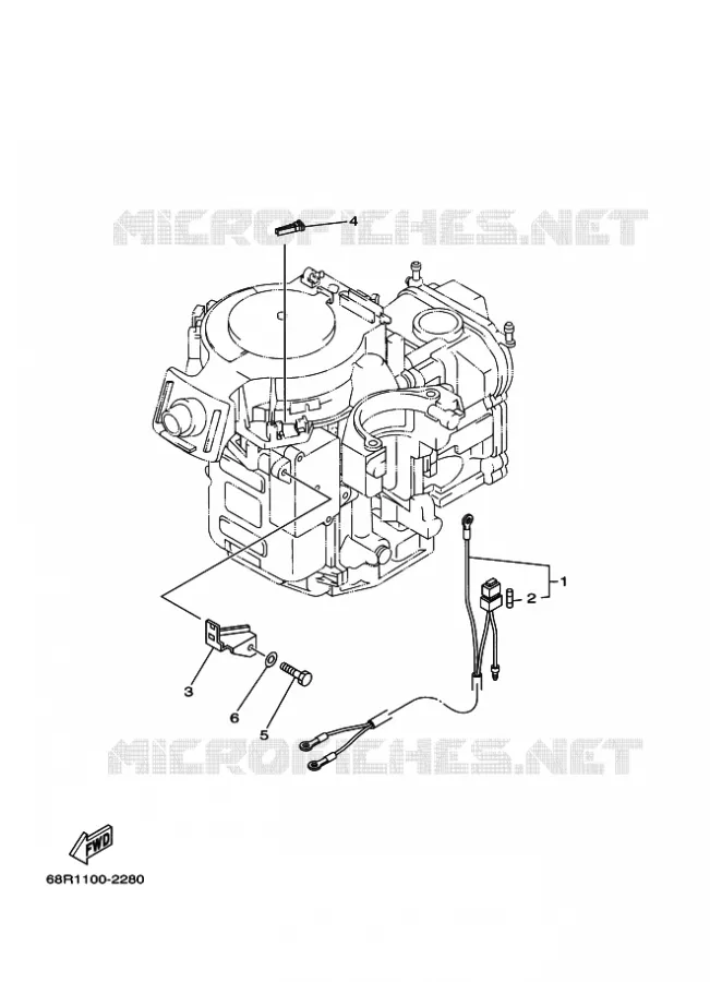 PIÈCES OPTIONNELLES 2 Yamaha OUTBOARD ENGINES 8hp (5.9kW) 2005 F8  F8CMHS