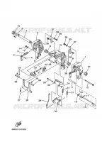 ARAIGNEE pour Yamaha F8C Manual Starter, Tiller Handle, Manual Tilt, Shaft 20
