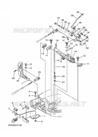 COMMANDE D'ACCELERATEUR 2 pour Yamaha F8C 4 Stroke de 2000