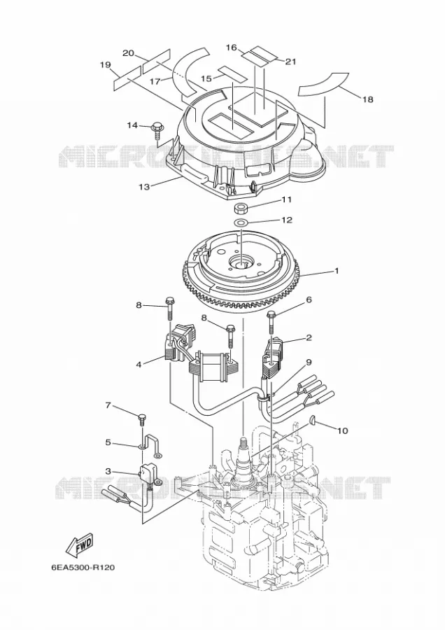 GENERATEUR Yamaha OUTBOARD ENGINES 8hp (5.9kW) 2017 F8  F8FMHS