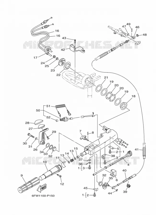 DIRECTION Yamaha OUTBOARD ENGINES 8hp (5.9kW) 2016 F8  F8FMHS