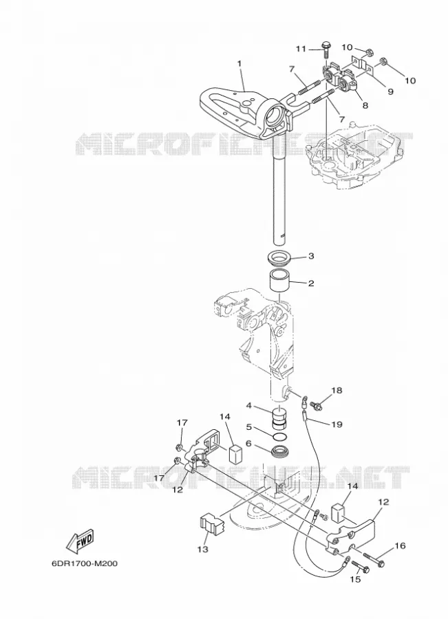 SUPPORT 2 Yamaha OUTBOARD ENGINES 8hp (5.9kW) 2015 F8  F8FMHL