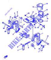 ARAIGNEE pour Yamaha 2B 2 Stroke, Manual Starter, Tiller Handle, Manual Tilt de 1994
