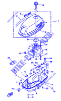 CYLINDRE / CARTER MOTEUR pour Yamaha 2B 2 Stroke, Manual Starter, Tiller Handle, Manual Tilt de 1994
