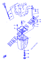 CARTER INFERIEUR pour Yamaha F9.9A 4 Stroke de 1989