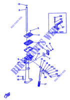 FOURREAU   FUT pour Yamaha 2B Manual Starter, Tiller Handle, Manual Tilt de 1993