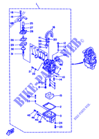 CARBURATEUR pour Yamaha F9.9B 4 Stroke de 1991