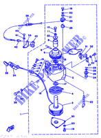 DEMARREUR KICK pour Yamaha F9.9B 4 Stroke de 1991