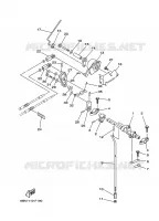 COMMANDE D'ACCELERATEUR pour Yamaha F9.9C 4 Stroke de 2008