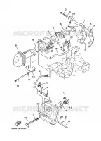 ADMISSION pour Yamaha F9.9C Manual Starter, Tiller Handle, Manual Tilt, Shaft 15