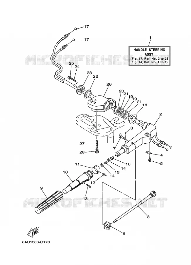 DIRECTION Yamaha OUTBOARD ENGINES 9.9hp (7.3kW) 2012 F9.9F  F9.9FMHS