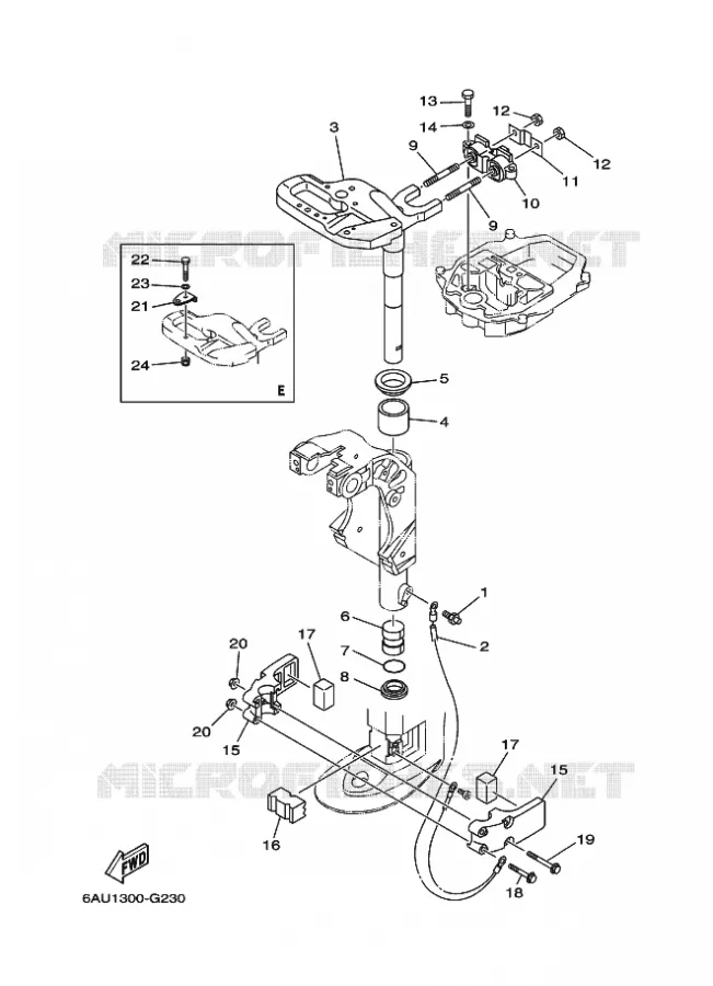 SUPPORT 2 Yamaha OUTBOARD ENGINES 9.9hp (7.3kW) 2009 F9.9  F9.9FMHL