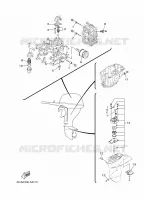PIECES D'ENTRETIEN pour Yamaha F9.9H Electric Starter, Remote control, Manual Tilt, Shaft 15