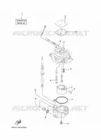 KIT DE REPARATION 2 pour Yamaha F9.9J Manual Starter, Tiller Handle, Manual Tilt, Shaft 15