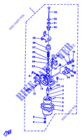 CARBURATEUR pour Yamaha 2B Manual Starter, Tiller Handle, Manual Tilt de 1986