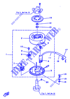 ROTOR / VOLANT MAGNETIQUE pour Yamaha 2B Manual Starter, Tiller Handle, Manual Tilt de 1986