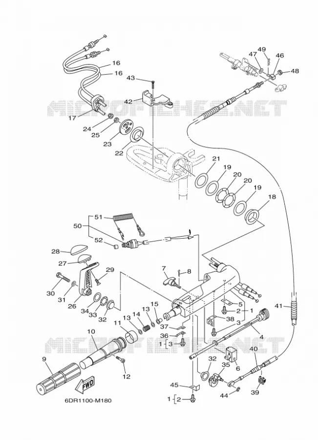 DIRECTION Yamaha OUTBOARD ENGINES 9.9hp (7.3kW) 2013 F9.9  F9.9JMHS